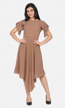 Eavan Brown Asymmetrical dress