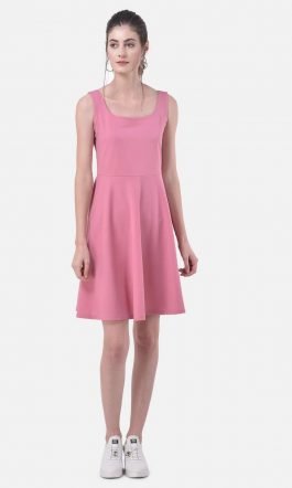 Eavan Pink Skater Dress