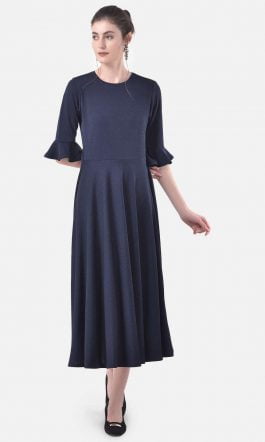 Eavan Navy Blue Maxi Dress Dress