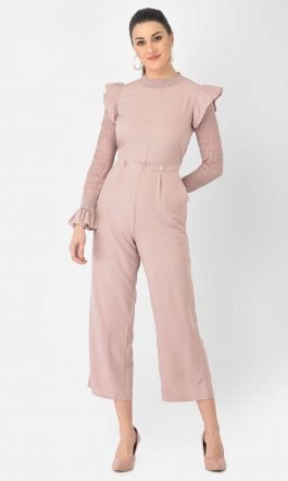 Eavan Pink Straight Jumpsuit