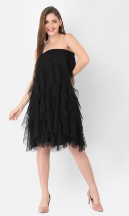 Eavan Black Tube Dress