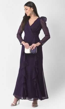 Eavan Women Purple   Solid Dress