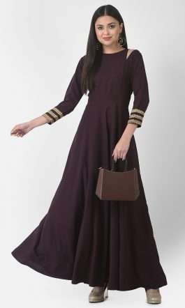 Eavan Women Purple   Solid Dress